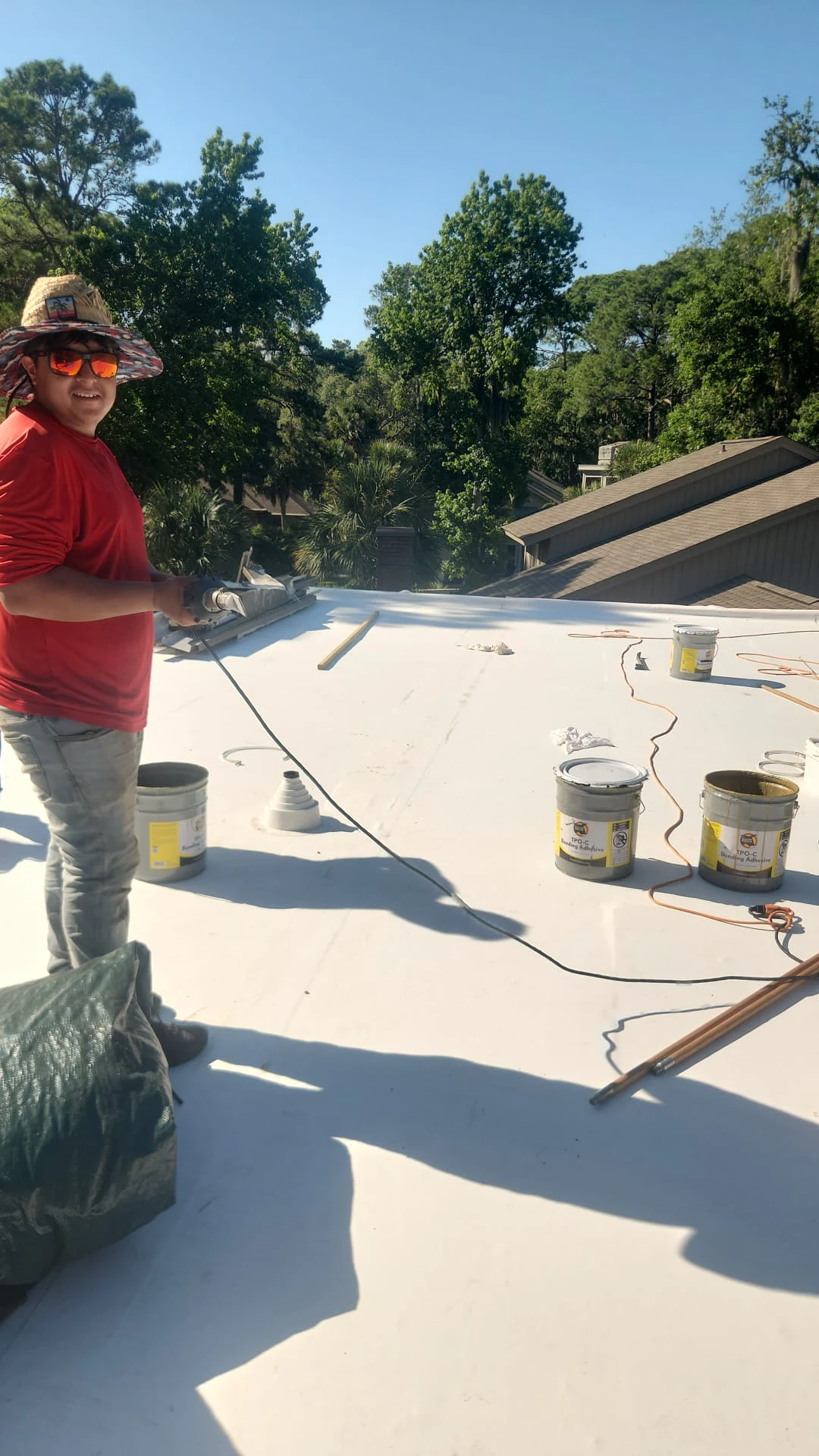 New Flat Roof Construction in Beaufort, SC by JJ Roofing