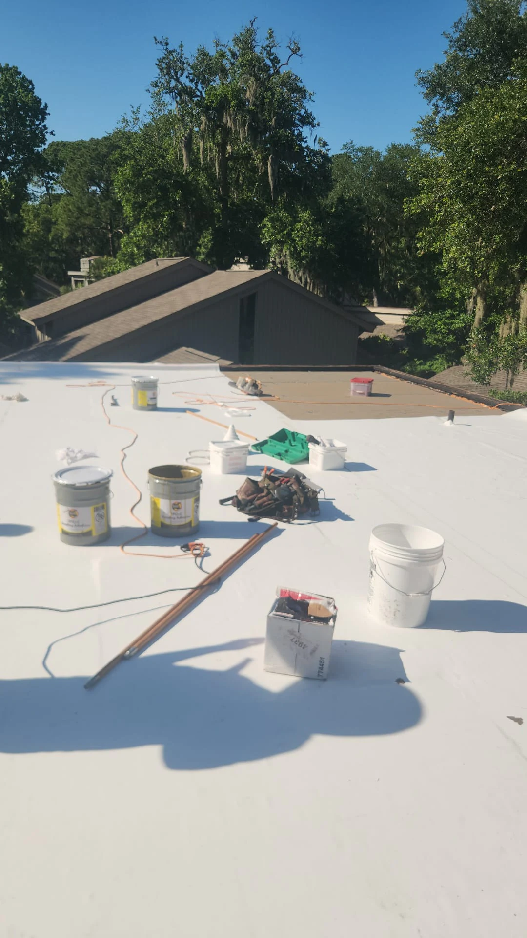 Complete Flat Roof System in Hilton Head, SC by JJ Roofing