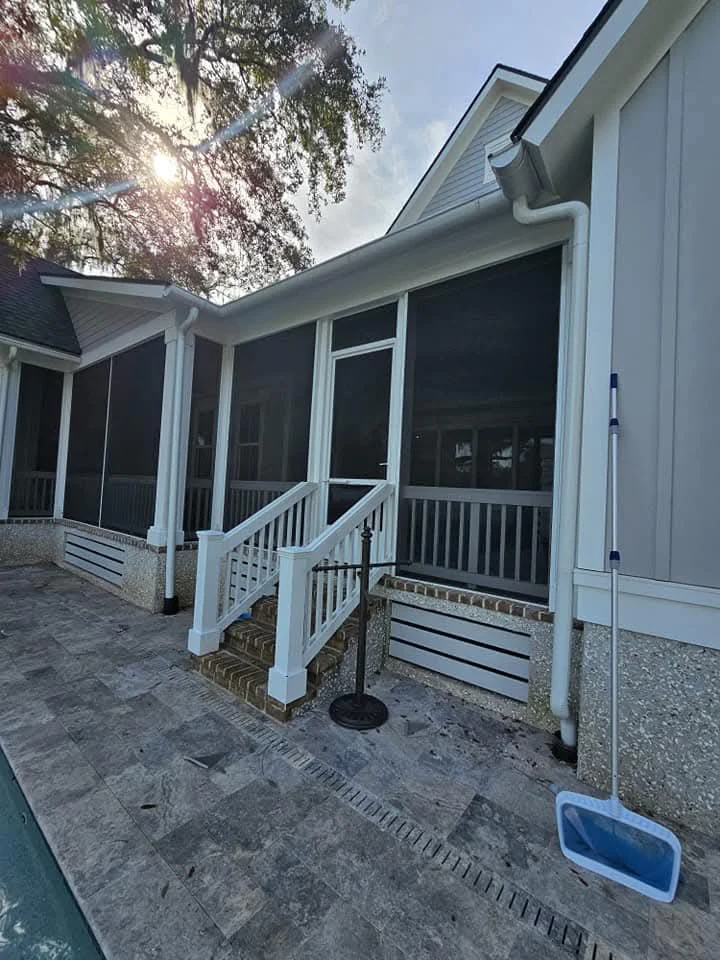 Complete Rain Gutter Installation in Hilton Head, SC by JJ Roofing